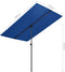 vidaXL - Parasol - met - aluminium - paal - 2x1,5 - m - azuurblauw