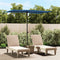 vidaXL - Parasol - met - aluminium - paal - 2x1,5 - m - azuurblauw