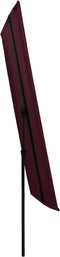 vidaXL - Parasol - met - aluminium - paal - 2x1,5 - m - bordeauxrood
