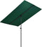 vidaXL - Parasol - met - aluminium - paal - 2x1,5 - m - groen