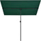 vidaXL - Parasol - met - aluminium - paal - 2x1,5 - m - groen