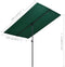 vidaXL - Parasol - met - aluminium - paal - 2x1,5 - m - groen