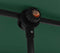 vidaXL - Parasol - met - aluminium - paal - 2x1,5 - m - groen