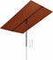 vidaXL - Parasol - met - aluminium - paal - 2x1,5 - m - terracottakleurig