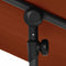 vidaXL - Parasol - met - aluminium - paal - 2x1,5 - m - terracottakleurig