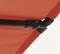 vidaXL - Parasol - met - aluminium - paal - 2x1,5 - m - terracottakleurig