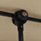 vidaXL - Parasol - met - aluminium - paal - 2x1,5 - m - taupe