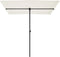 vidaXL - Parasol - met - aluminium - paal - 2x1,5 - m - zandwit