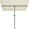 vidaXL - Parasol - met - aluminium - paal - 2x1,5 - m - zandwit