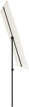 vidaXL - Parasol - met - aluminium - paal - 2x1,5 - m - zandwit