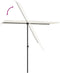 vidaXL - Parasol - met - aluminium - paal - 2x1,5 - m - zandwit