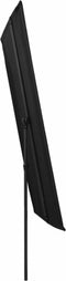 vidaXL - Parasol - met - aluminium - paal - 2x1,5 - m - zwart