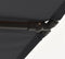 vidaXL - Parasol - met - aluminium - paal - 2x1,5 - m - zwart
