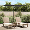 vidaXL - Parasol - met - aluminium - paal - 2x1,5 - m - zwart