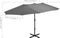 vidaXL - Parasol - met - aluminium - paal - 460x270 - cm - antraciet