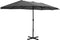 vidaXL - Parasol - met - aluminium - paal - 460x270 - cm - antraciet