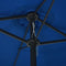 vidaXL - Parasol - met - aluminium - paal - 460x270 - cm - blauw