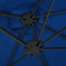 vidaXL - Parasol - met - aluminium - paal - 460x270 - cm - blauw