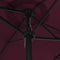 vidaXL - Parasol - met - aluminium - paal - 460x270 - cm - bordeauxrood