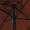 vidaXL - Parasol - met - aluminium - paal - 460x270 - cm - terracotta