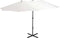 vidaXL - Parasol - met - aluminium - paal - 460x270 - cm - zandkleurig