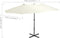 vidaXL - Parasol - met - aluminium - paal - 460x270 - cm - zandkleurig