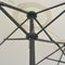 vidaXL - Parasol - met - aluminium - paal - 460x270 - cm - zandkleurig