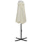 vidaXL - Parasol - met - aluminium - paal - 460x270 - cm - zandkleurig