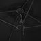 vidaXL - Parasol - met - aluminium - paal - 460x270 - cm - zwart
