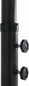 vidaXL - Parasol - met - aluminium - paal - 460x270 - cm - zwart