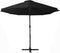 vidaXL - Parasol - met - aluminium - paal - 460x270 - cm - zwart