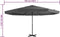 vidaXL - Parasol - met - aluminium - paal - 500 - cm - antraciet