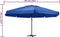 vidaXL - Parasol - met - aluminium - paal - 500 - cm - azuurblauw