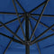 vidaXL - Parasol - met - aluminium - paal - 500 - cm - azuurblauw