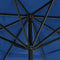 vidaXL - Parasol - met - aluminium - paal - 500 - cm - azuurblauw