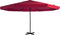 vidaXL - Parasol - met - aluminium - paal - 500 - cm - bordeauxrood