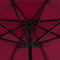 vidaXL - Parasol - met - aluminium - paal - 500 - cm - bordeauxrood
