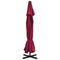 vidaXL - Parasol - met - aluminium - paal - 500 - cm - bordeauxrood