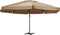 vidaXL - Parasol - met - aluminium - paal - 500 - cm - terracottakleurig