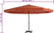 vidaXL - Parasol - met - aluminium - paal - 500 - cm - terracottakleurig
