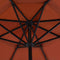 vidaXL - Parasol - met - aluminium - paal - 500 - cm - terracottakleurig