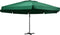 vidaXL - Parasol - met - aluminium - paal - 600 - cm - groen