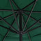 vidaXL - Parasol - met - aluminium - paal - 600 - cm - groen
