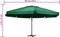 vidaXL - Parasol - met - aluminium - paal - 600 - cm - groen