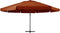 vidaXL - Parasol - met - aluminium - paal - 600 - cm - terracottakleurig