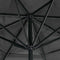 vidaXL - Parasol - met - aluminium - paal - 600 - cm - antracietkleurig