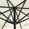 vidaXL - Parasol - met - aluminium - paal - 600 - cm - zandwit