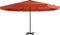 vidaXL - Parasol - met - aluminium - paal - 600 - cm - zandwit