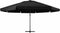 vidaXL - Parasol - met - aluminium - paal - 600 - cm - zwart