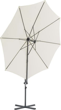 vidaXL - Parasol - met - draagbare - voet - antracietkleurig